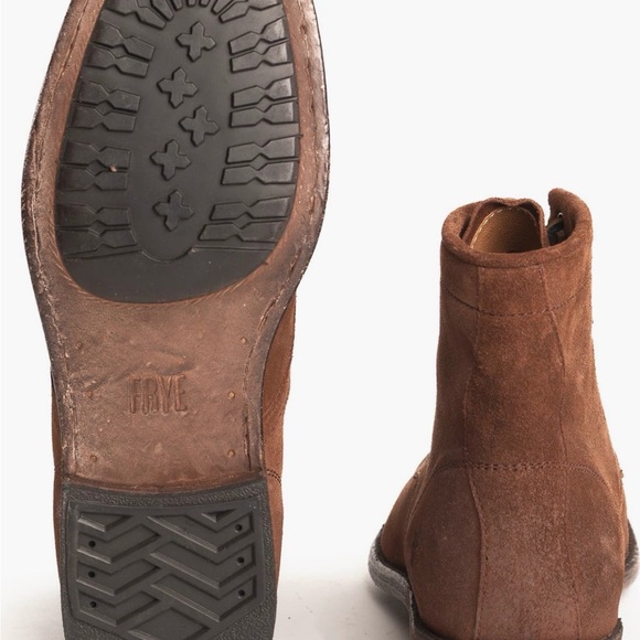 Frye Brown Tyler Men's Boots NEW WITH BOX 12M - Picture 5 of 7